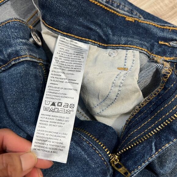 Levi Strauss Signature Women Heritage HighRise Straight VintageInspired Jeans 12 - Picture 9 of 12